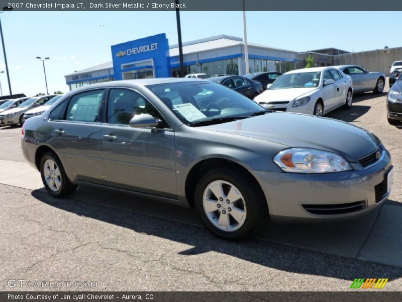 Dark Silver Metallic / Ebony Black 2007 Chevrolet Impala LT