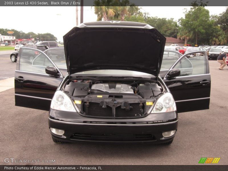 Black Onyx / Ecru 2003 Lexus LS 430 Sedan