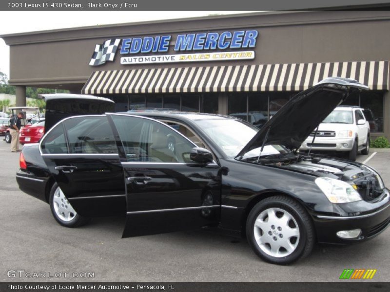 Black Onyx / Ecru 2003 Lexus LS 430 Sedan
