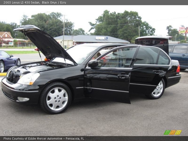 Black Onyx / Ecru 2003 Lexus LS 430 Sedan