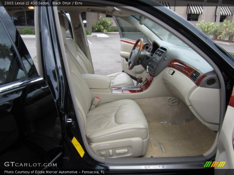 Black Onyx / Ecru 2003 Lexus LS 430 Sedan