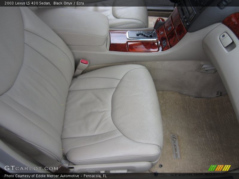 Black Onyx / Ecru 2003 Lexus LS 430 Sedan
