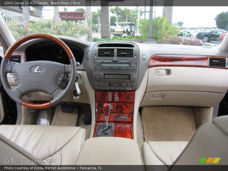 Black Onyx / Ecru 2003 Lexus LS 430 Sedan