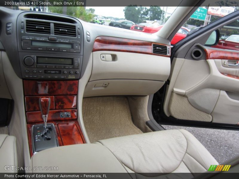 Black Onyx / Ecru 2003 Lexus LS 430 Sedan