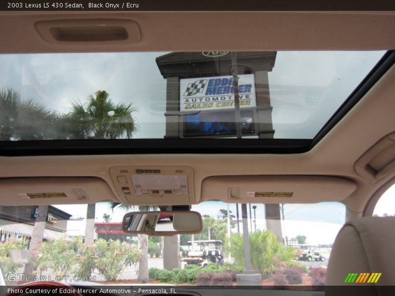 Black Onyx / Ecru 2003 Lexus LS 430 Sedan