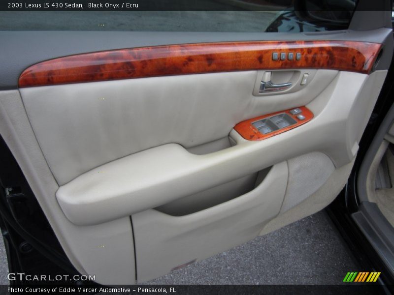 Black Onyx / Ecru 2003 Lexus LS 430 Sedan