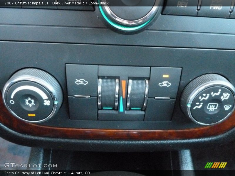 Dark Silver Metallic / Ebony Black 2007 Chevrolet Impala LT