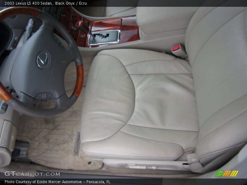 Black Onyx / Ecru 2003 Lexus LS 430 Sedan