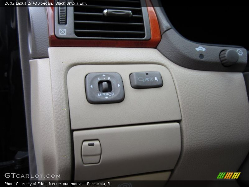 Black Onyx / Ecru 2003 Lexus LS 430 Sedan