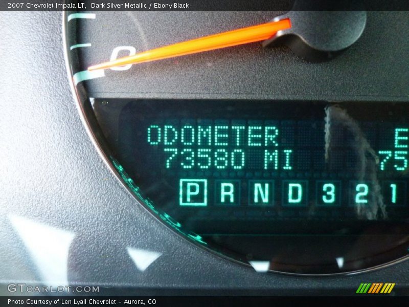 Dark Silver Metallic / Ebony Black 2007 Chevrolet Impala LT