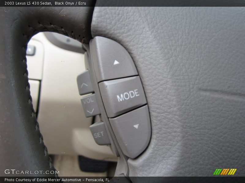 Black Onyx / Ecru 2003 Lexus LS 430 Sedan