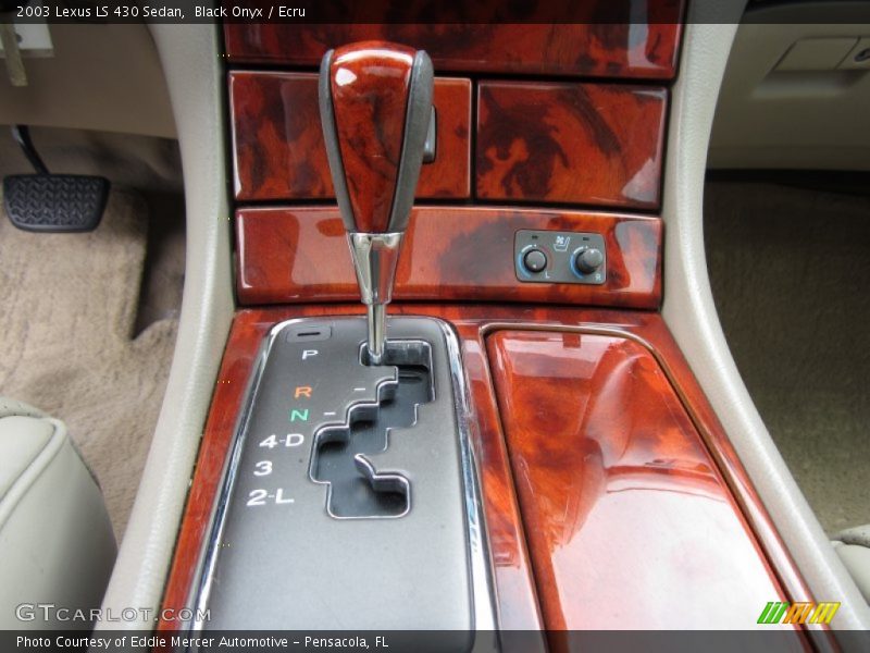 Black Onyx / Ecru 2003 Lexus LS 430 Sedan