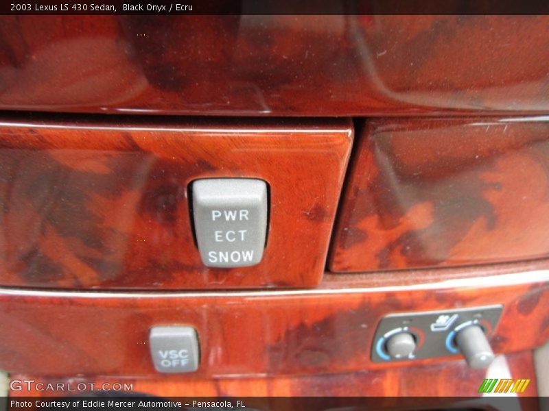 Black Onyx / Ecru 2003 Lexus LS 430 Sedan