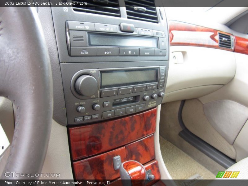 Black Onyx / Ecru 2003 Lexus LS 430 Sedan