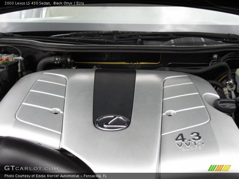 Black Onyx / Ecru 2003 Lexus LS 430 Sedan