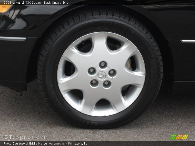 Black Onyx / Ecru 2003 Lexus LS 430 Sedan