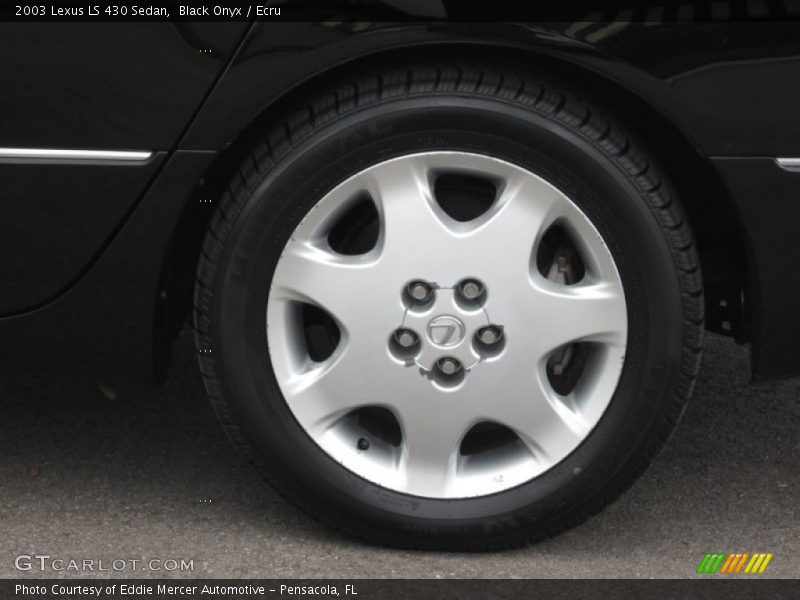 Black Onyx / Ecru 2003 Lexus LS 430 Sedan