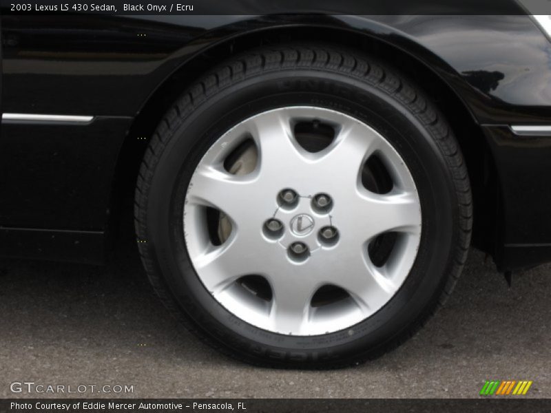 Black Onyx / Ecru 2003 Lexus LS 430 Sedan