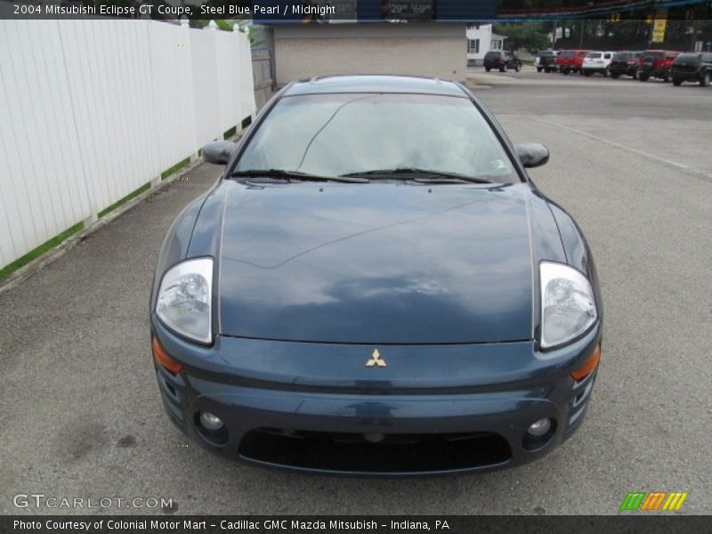 Steel Blue Pearl / Midnight 2004 Mitsubishi Eclipse GT Coupe
