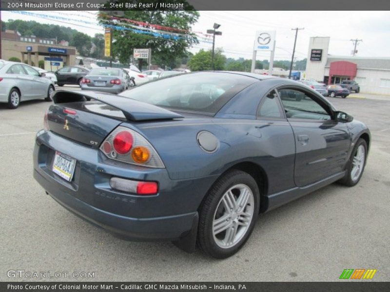 Steel Blue Pearl / Midnight 2004 Mitsubishi Eclipse GT Coupe