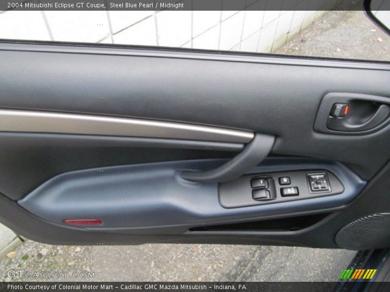 Steel Blue Pearl / Midnight 2004 Mitsubishi Eclipse GT Coupe