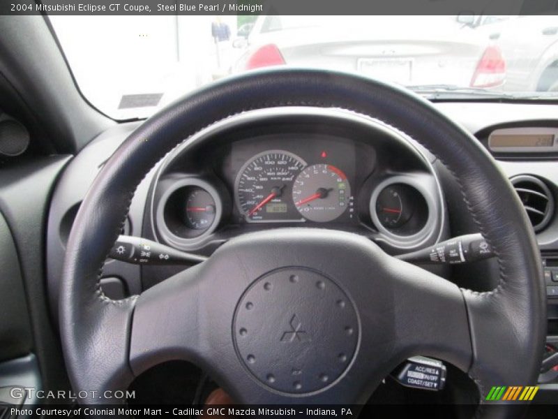 Steel Blue Pearl / Midnight 2004 Mitsubishi Eclipse GT Coupe