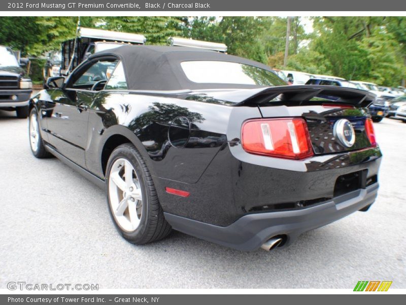 Black / Charcoal Black 2012 Ford Mustang GT Premium Convertible