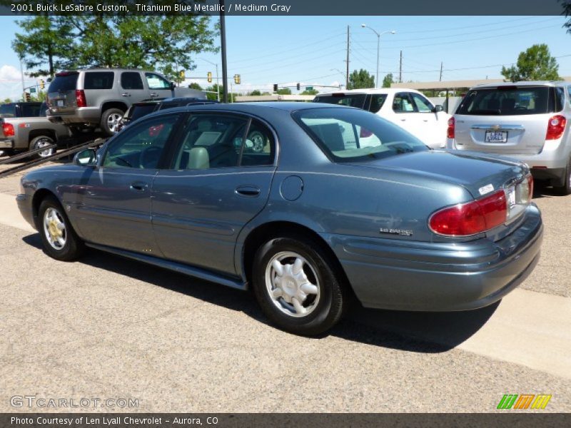 Titanium Blue Metallic / Medium Gray 2001 Buick LeSabre Custom