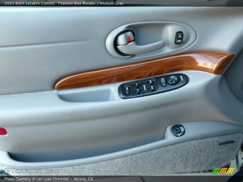 Titanium Blue Metallic / Medium Gray 2001 Buick LeSabre Custom