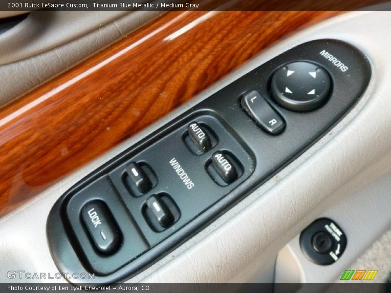 Titanium Blue Metallic / Medium Gray 2001 Buick LeSabre Custom