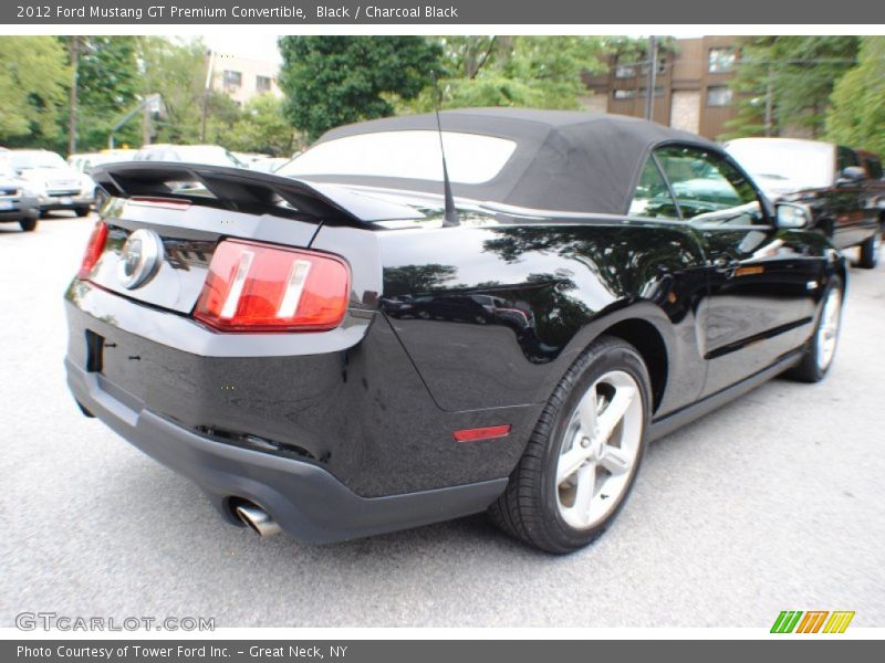 Black / Charcoal Black 2012 Ford Mustang GT Premium Convertible
