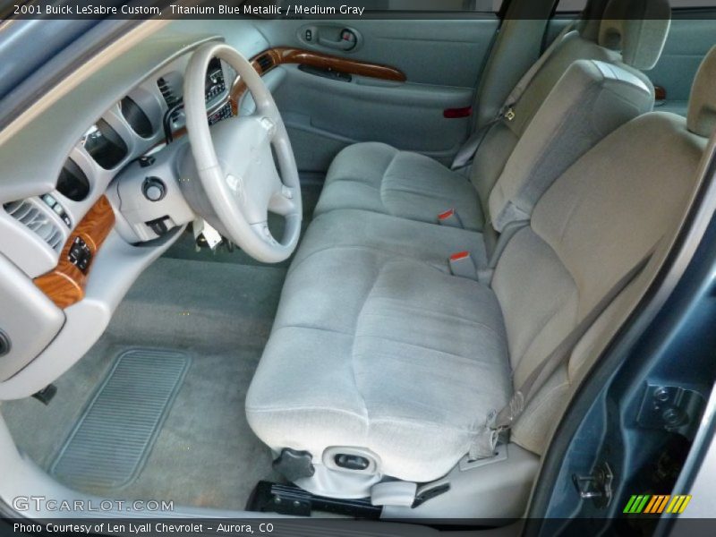 Titanium Blue Metallic / Medium Gray 2001 Buick LeSabre Custom