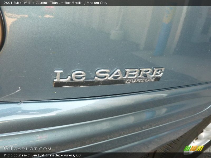 Titanium Blue Metallic / Medium Gray 2001 Buick LeSabre Custom