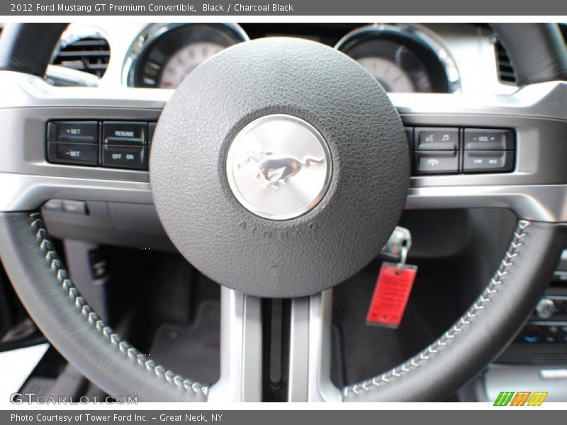 Black / Charcoal Black 2012 Ford Mustang GT Premium Convertible