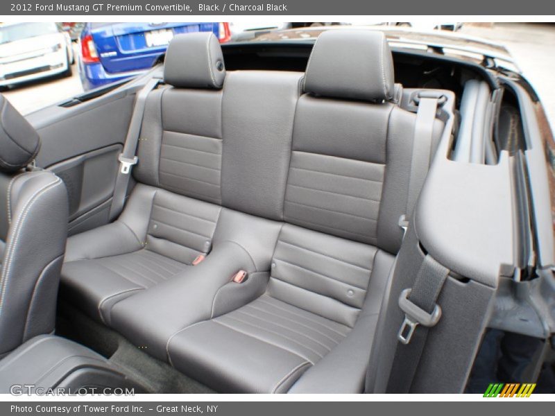 Rear Seat of 2012 Mustang GT Premium Convertible
