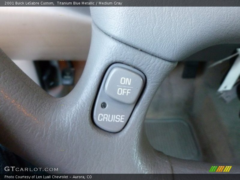 Titanium Blue Metallic / Medium Gray 2001 Buick LeSabre Custom