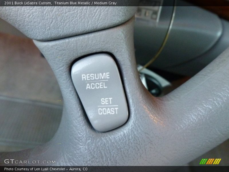 Titanium Blue Metallic / Medium Gray 2001 Buick LeSabre Custom