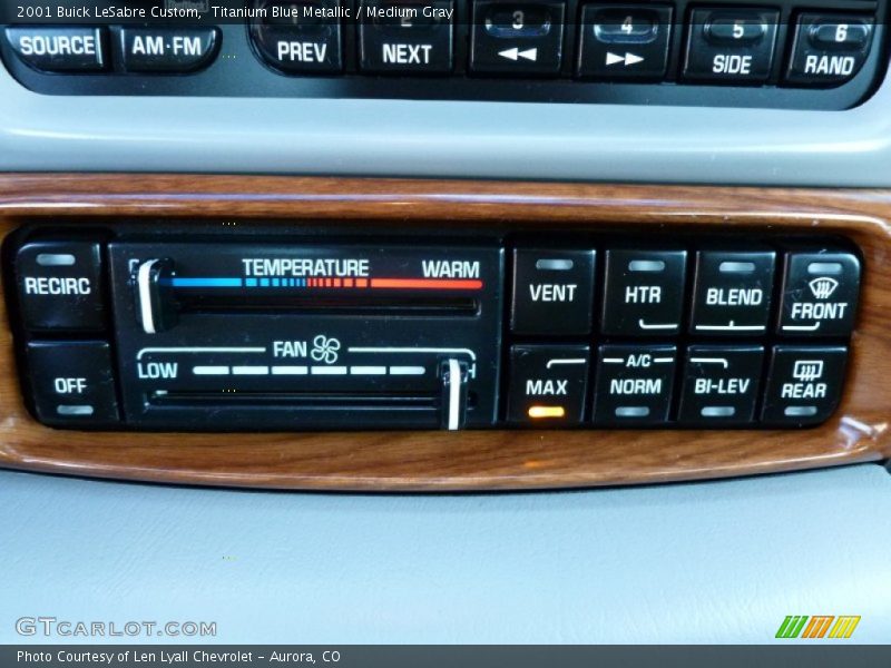 Titanium Blue Metallic / Medium Gray 2001 Buick LeSabre Custom