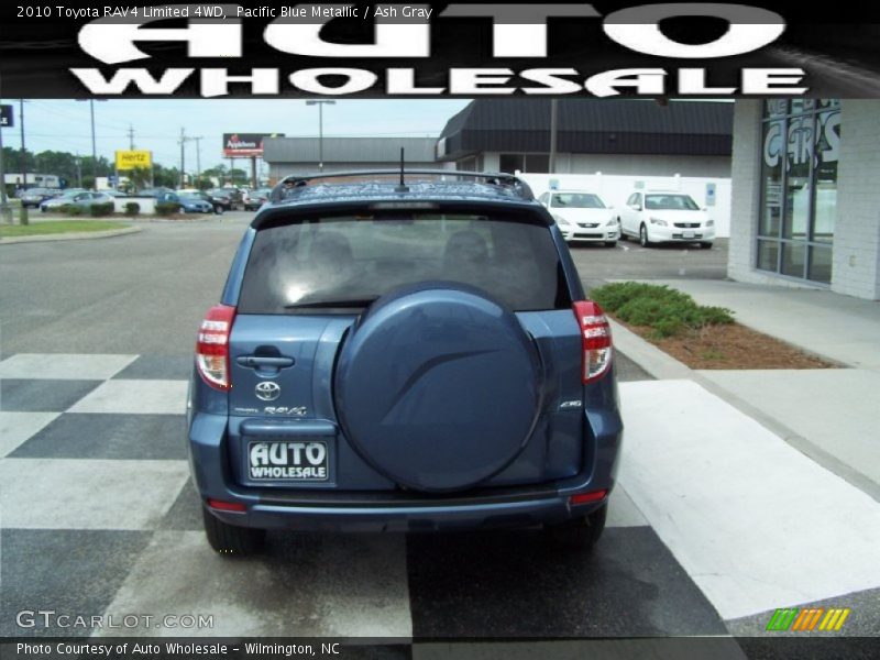 Pacific Blue Metallic / Ash Gray 2010 Toyota RAV4 Limited 4WD