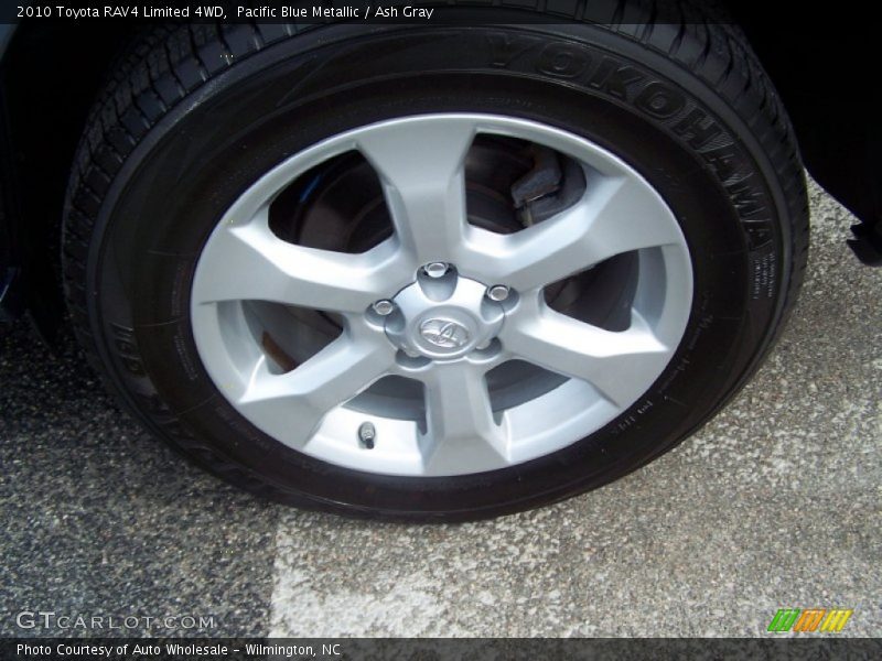Pacific Blue Metallic / Ash Gray 2010 Toyota RAV4 Limited 4WD