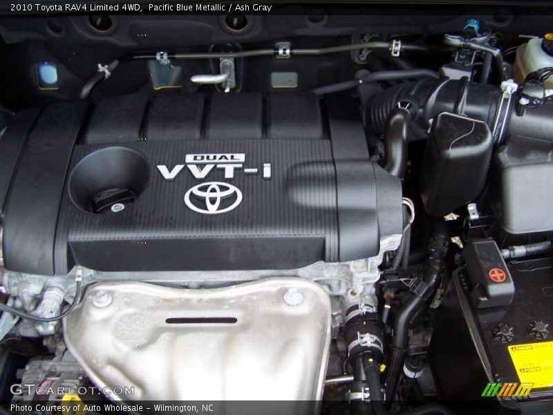 Pacific Blue Metallic / Ash Gray 2010 Toyota RAV4 Limited 4WD