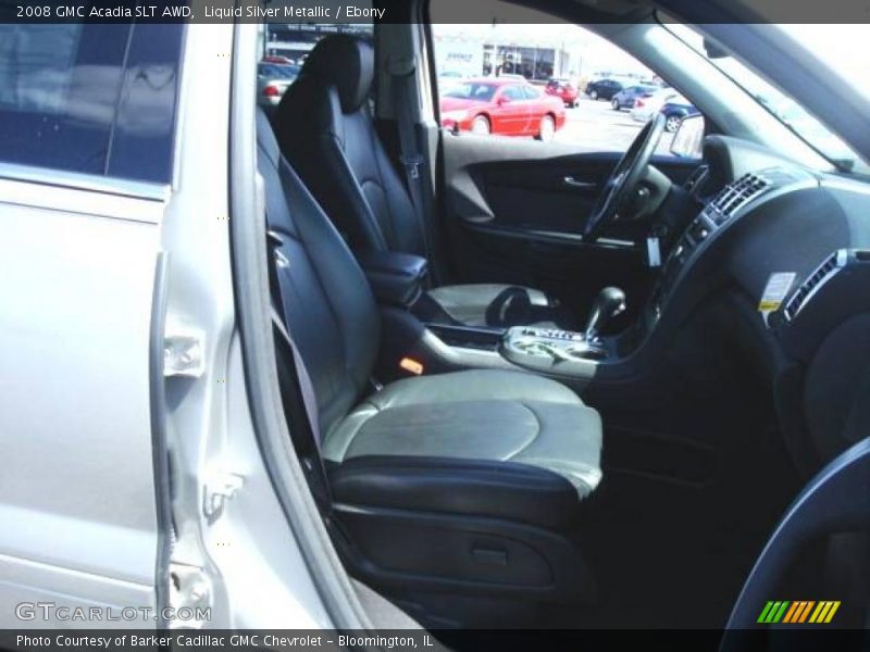 Liquid Silver Metallic / Ebony 2008 GMC Acadia SLT AWD