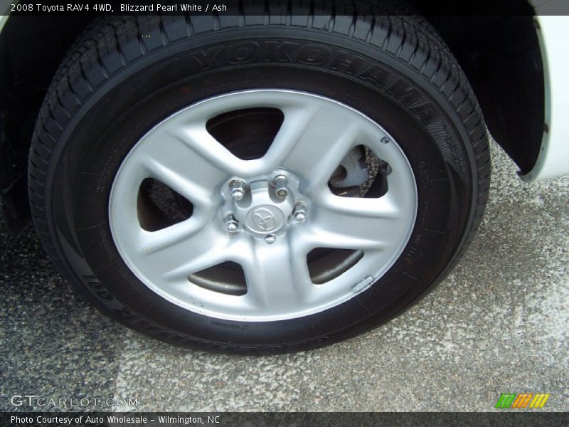 Blizzard Pearl White / Ash 2008 Toyota RAV4 4WD