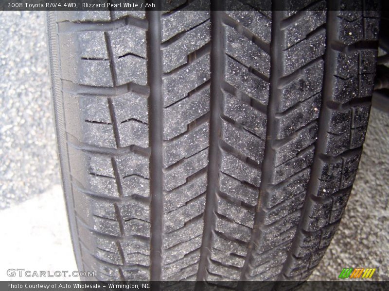 Blizzard Pearl White / Ash 2008 Toyota RAV4 4WD