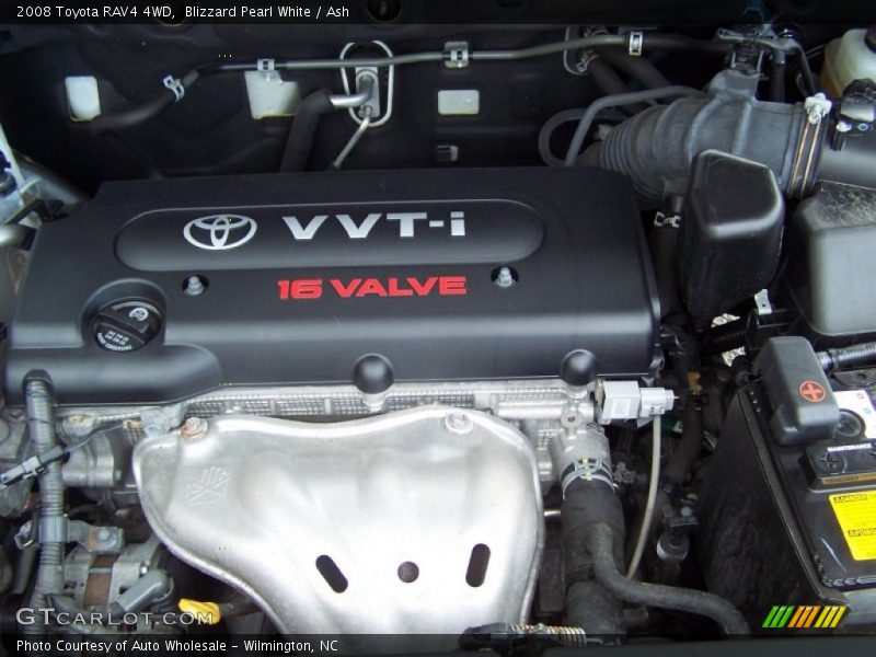 Blizzard Pearl White / Ash 2008 Toyota RAV4 4WD