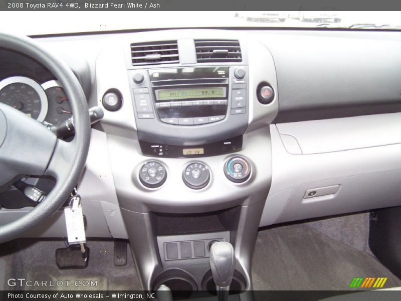 Blizzard Pearl White / Ash 2008 Toyota RAV4 4WD
