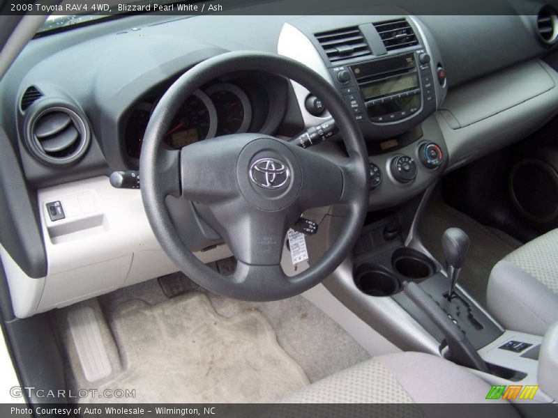 Blizzard Pearl White / Ash 2008 Toyota RAV4 4WD