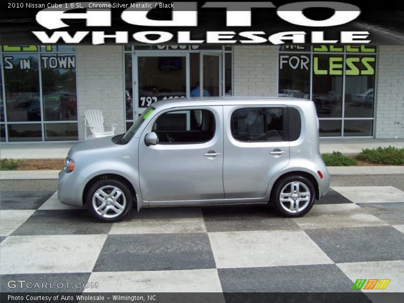 Chrome Silver Metallic / Black 2010 Nissan Cube 1.8 SL
