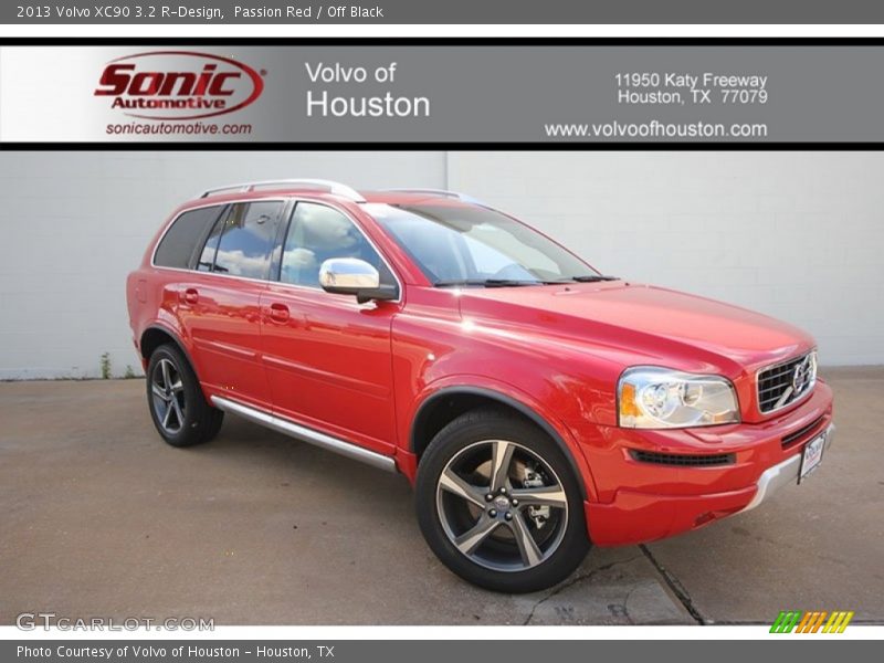 Passion Red / Off Black 2013 Volvo XC90 3.2 R-Design