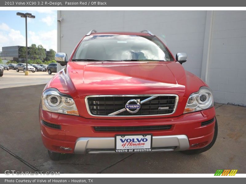 Passion Red / Off Black 2013 Volvo XC90 3.2 R-Design